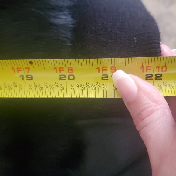 Eizzo Soft By Damselle Rabbit Fur Jacket - Picture 5 of 7